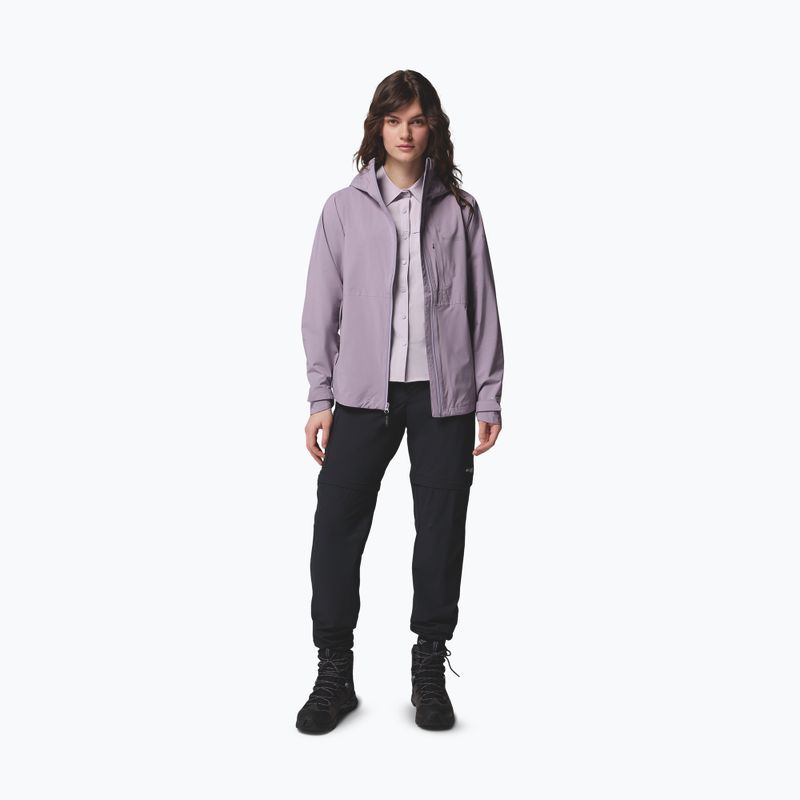 Moteriška striukė nuo lietaus Columbia OmniTech AmpliDry II shale purple 6