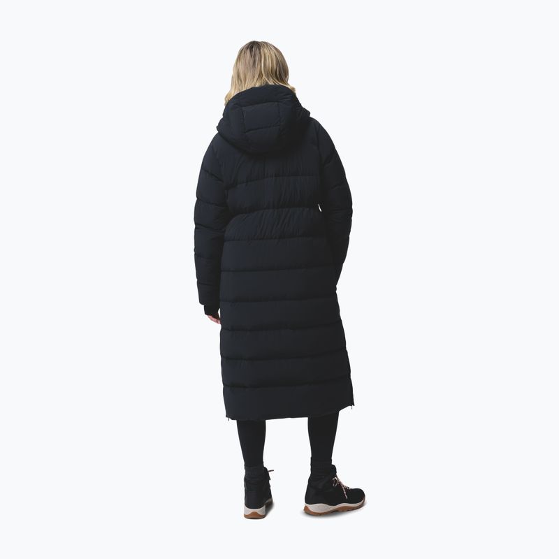 Moteriškas pūstas paltas Columbia Amaze Puff Long Hooded black 3