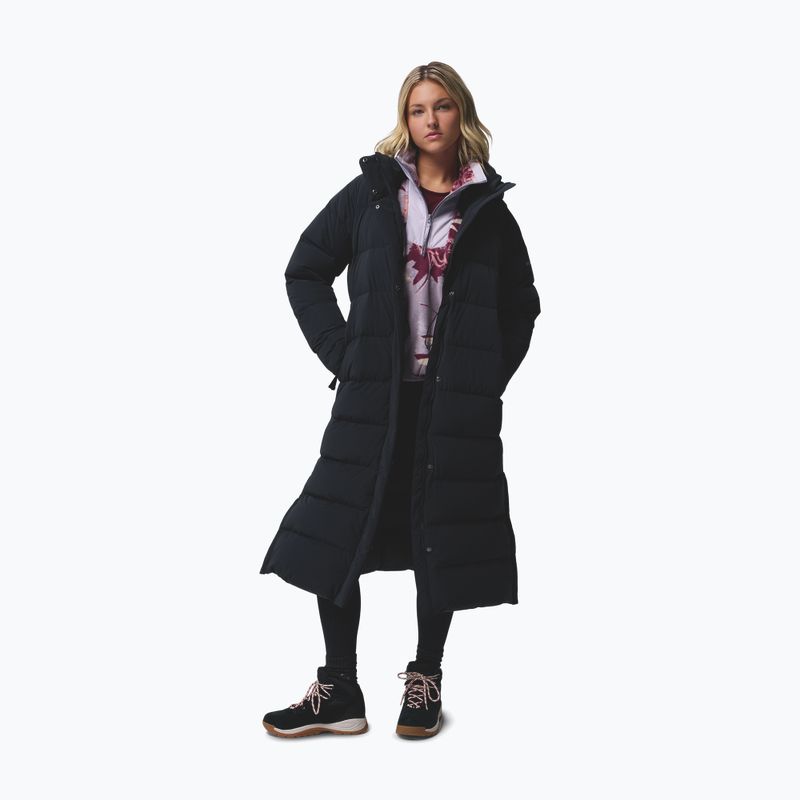 Moteriškas pūstas paltas Columbia Amaze Puff Long Hooded black 6