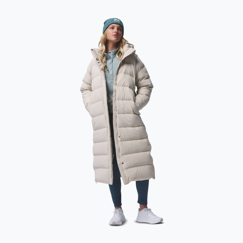 Moteriškas pūstas paltas Columbia Amaze Puff Long Hooded dark stone 2