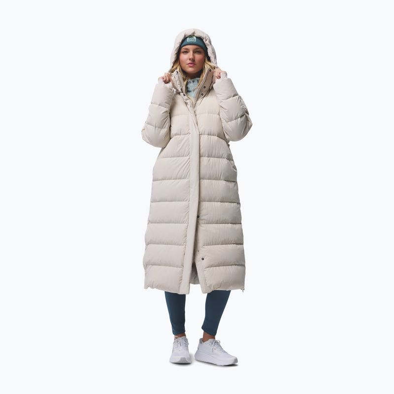 Moteriškas pūstas paltas Columbia Amaze Puff Long Hooded dark stone 4