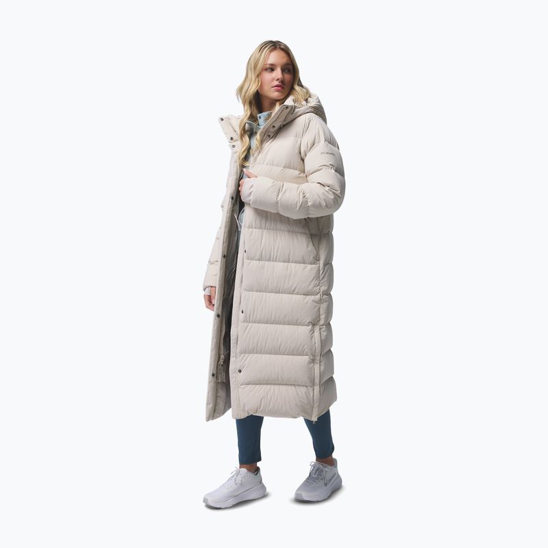 Moteriškas pūstas paltas Columbia Amaze Puff Long Hooded dark stone 6