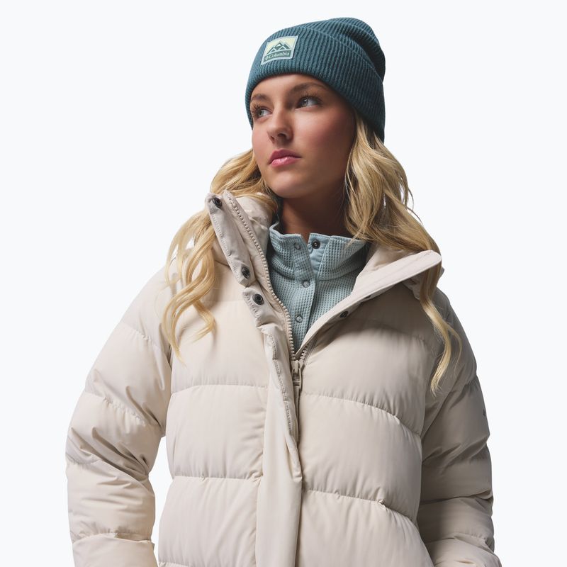 Moteriškas pūstas paltas Columbia Amaze Puff Long Hooded dark stone 10