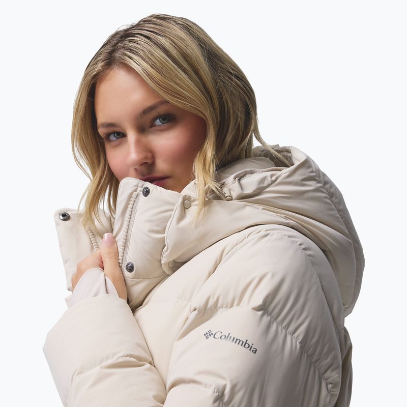 Moteriškas pūstas paltas Columbia Amaze Puff Long Hooded dark stone 11