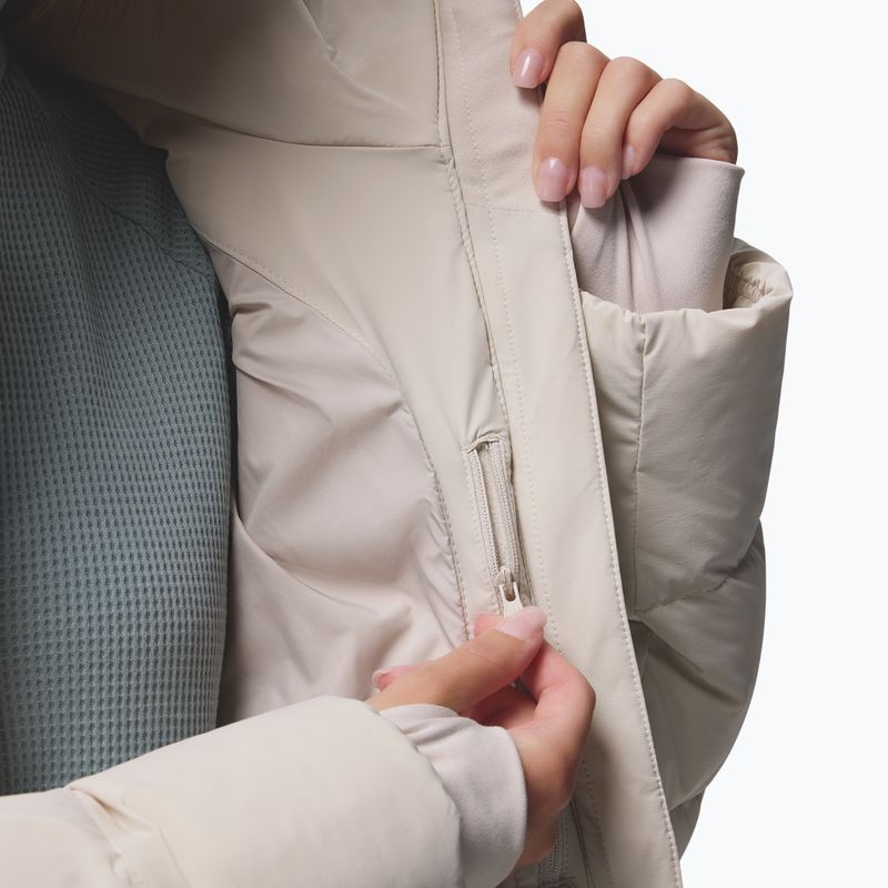 Moteriškas pūstas paltas Columbia Amaze Puff Long Hooded dark stone 16
