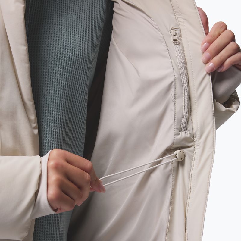 Moteriškas pūstas paltas Columbia Amaze Puff Long Hooded dark stone 17