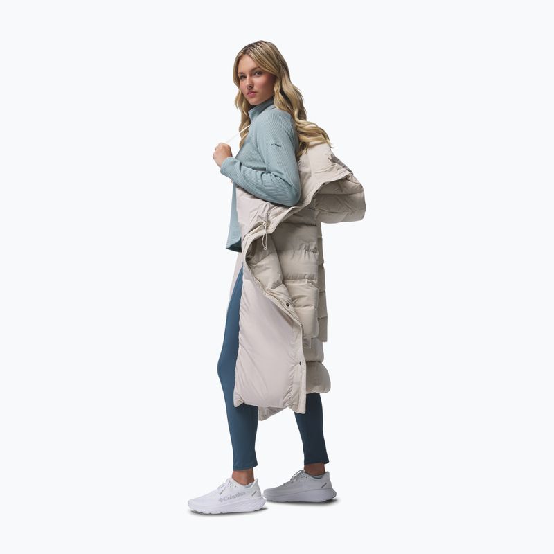 Moteriškas pūstas paltas Columbia Amaze Puff Long Hooded dark stone 18