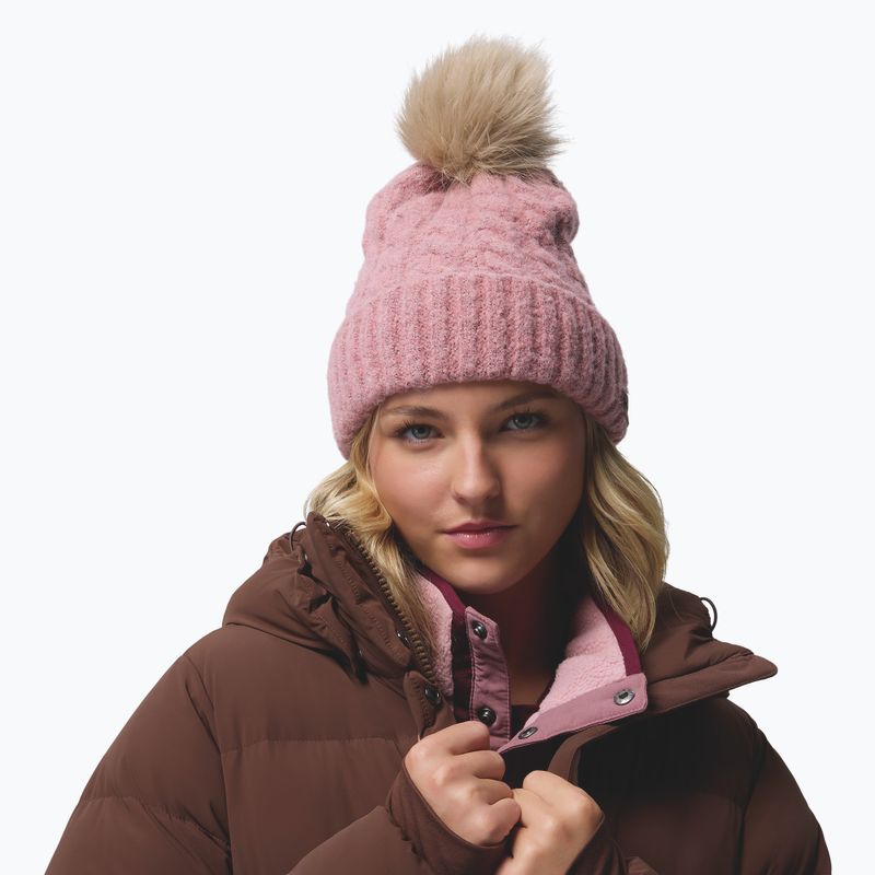 Moteriškas pūstas paltas Columbia Amaze Puff Long Hooded tobacco 12