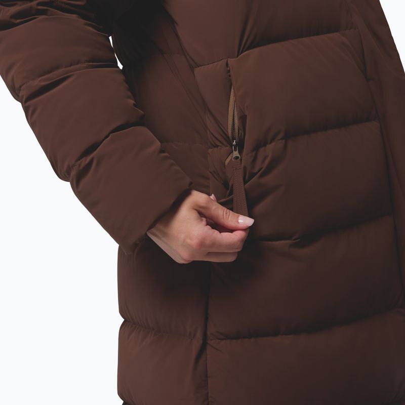 Moteriškas pūstas paltas Columbia Amaze Puff Long Hooded tobacco 14