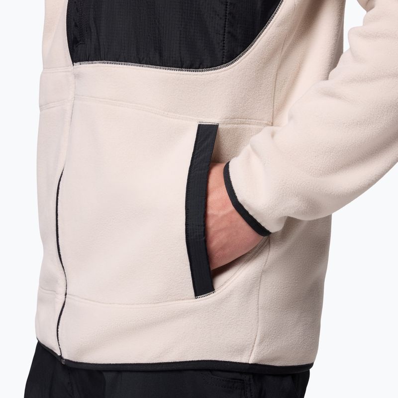 Vyriškas flisinis džemperis Columbia Fast Trek Overlay Full Zip dark stone/black 7