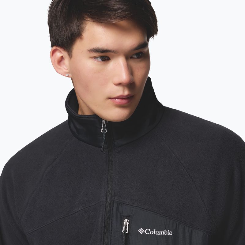 Vyriškas flisinis džemperis Columbia Fast Trek Overlay Full Zip black 6