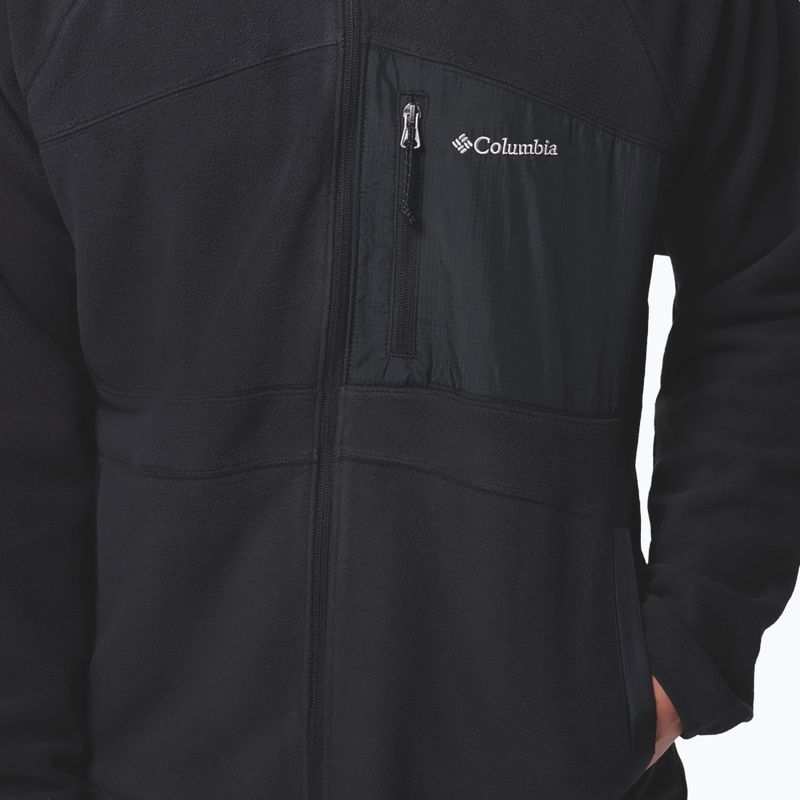 Vyriškas flisinis džemperis Columbia Fast Trek Overlay Full Zip black 7