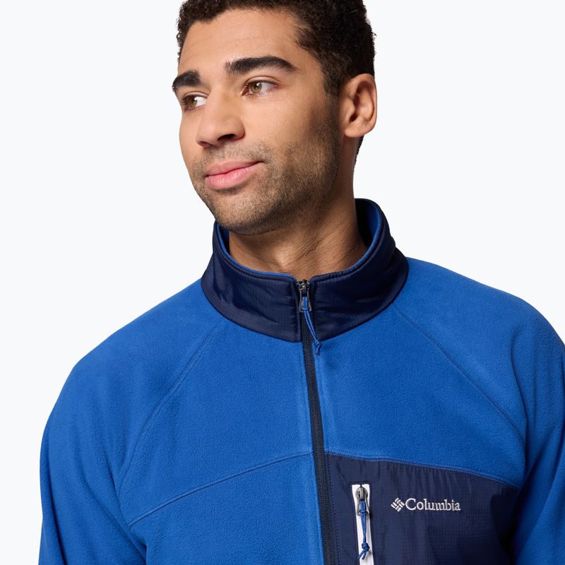 Vyriškas flisinis džemperis Columbia Fast Trek Overlay Full Zip mt blue/coll navy 6