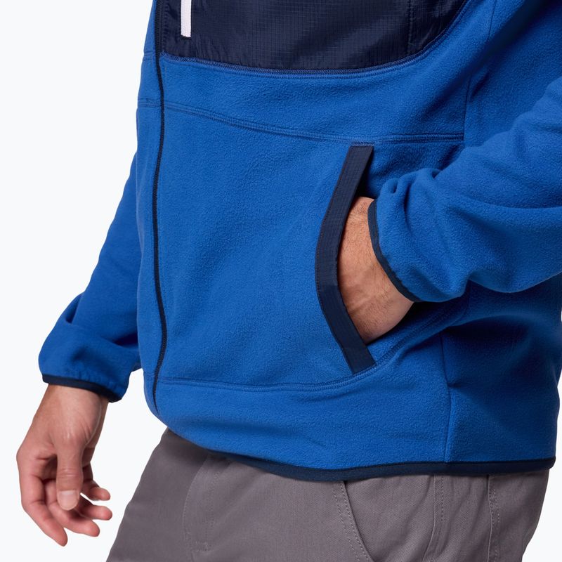 Vyriškas flisinis džemperis Columbia Fast Trek Overlay Full Zip mt blue/coll navy 7