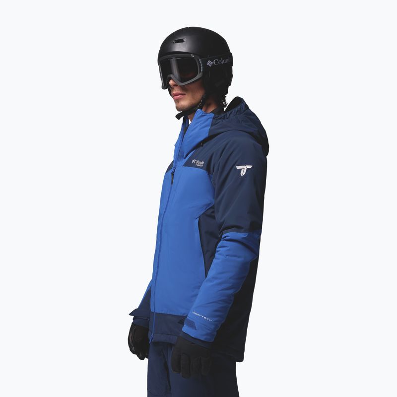 Vyriška slidinėjimo striukė Columbia Cirque Bowl collegiate navy/mountain blue 4