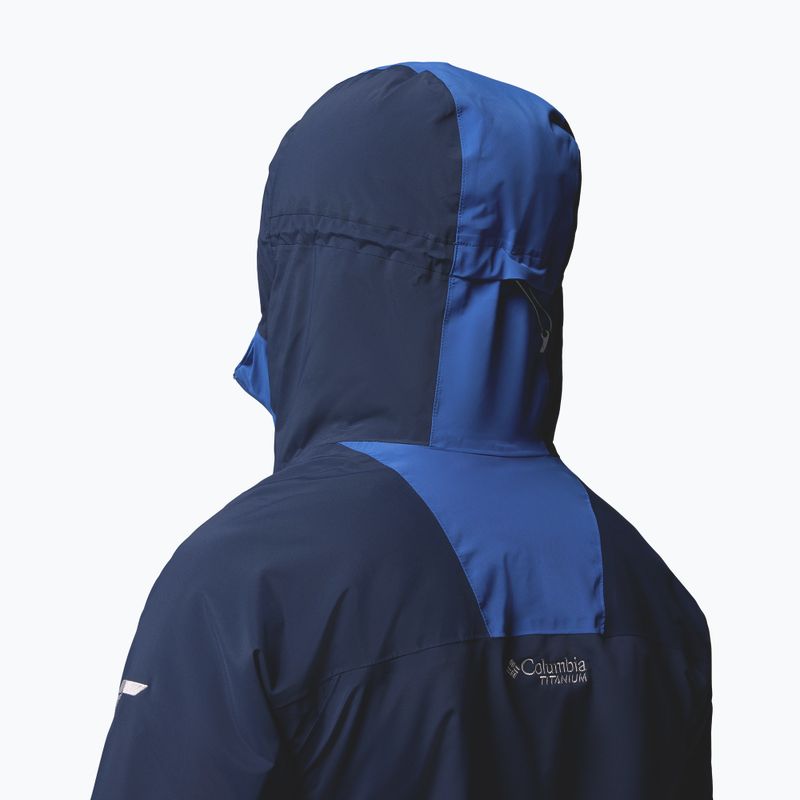 Vyriška slidinėjimo striukė Columbia Cirque Bowl collegiate navy/mountain blue 6