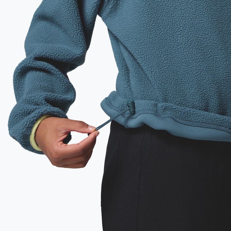 Moteriškas flisinis džemperis Columbia Helvetia II Cropped Half Snap Fleece Everblue/Crushed Blue/Citron Haze 6