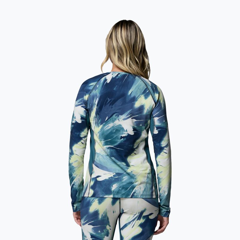 Moteriški termoaktyvūs marškinėliai ilgomis rankovėmis Columbia Omni-Heat Infinity Knit Everblue Snowflight 3