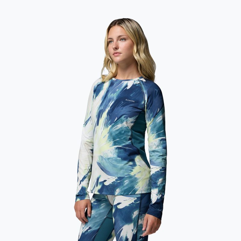 Moteriški termoaktyvūs marškinėliai ilgomis rankovėmis Columbia Omni-Heat Infinity Knit Everblue Snowflight 4