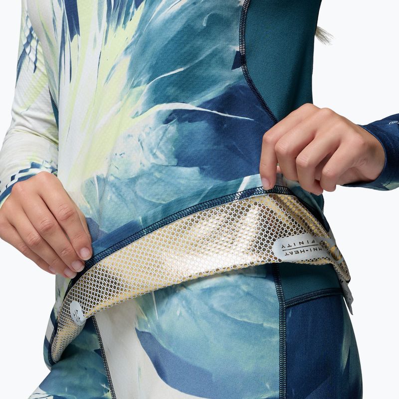 Moteriški termoaktyvūs marškinėliai ilgomis rankovėmis Columbia Omni-Heat Infinity Knit Everblue Snowflight 6