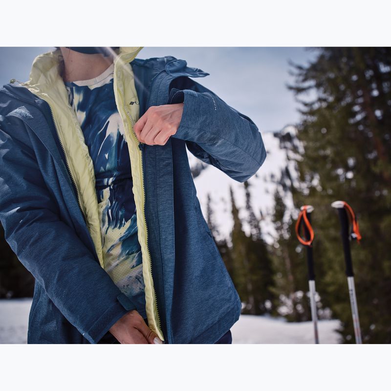 Moteriški termoaktyvūs marškinėliai ilgomis rankovėmis Columbia Omni-Heat Infinity Knit Everblue Snowflight 8