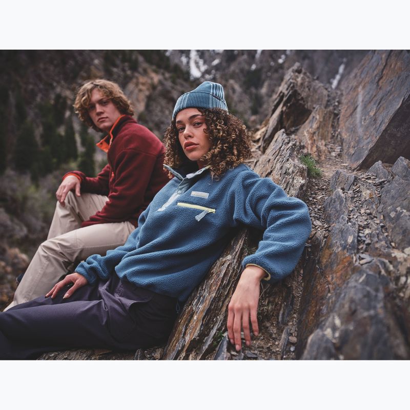 Vyriškas flisinis džemperis Columbia Helvetia II Half Snap Fleece rich wine 10