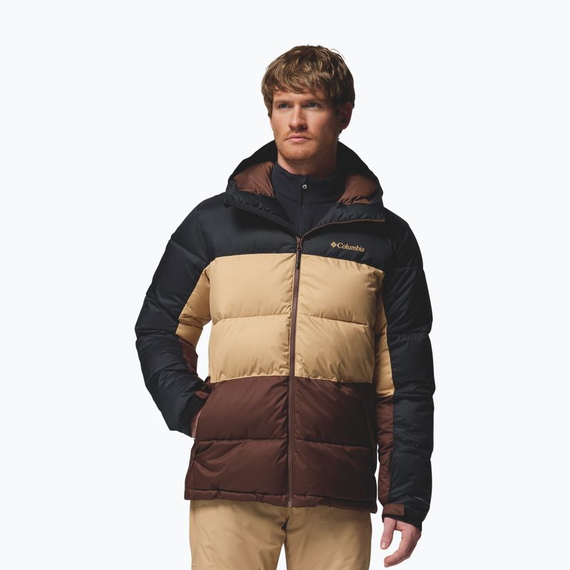 Vyriška slidinėjimo striukė Columbia Slope Style black/canoe/tobacco