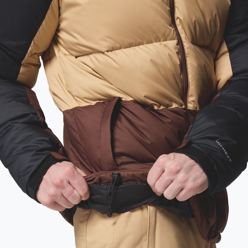 Vyriška slidinėjimo striukė Columbia Slope Style black/canoe/tobacco 8