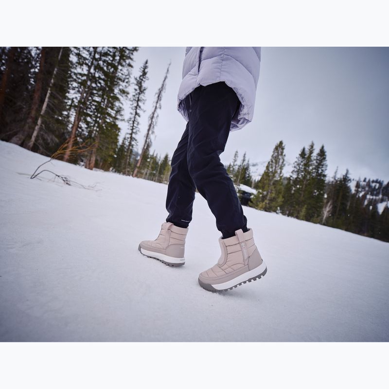 Vaikiški žieminiai batai Columbia Youth Snowtrot Mid soft taupe/sea salt 11