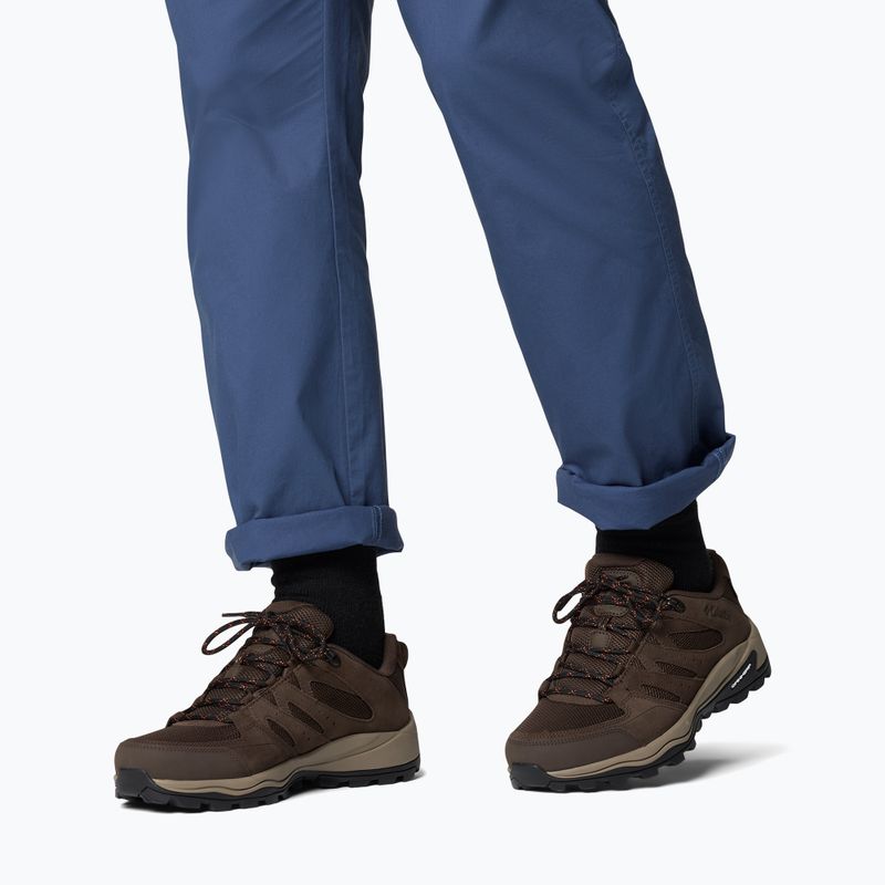 Vyriški žygio batai Columbia Redmond IV Low Wp cordovan/tangy orange 8