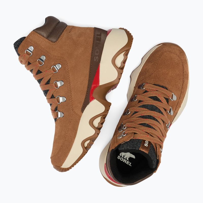 Moteriški "Sorel Kinetic Impact Conquest Plus" aksominiai tan/tobacco batai 16