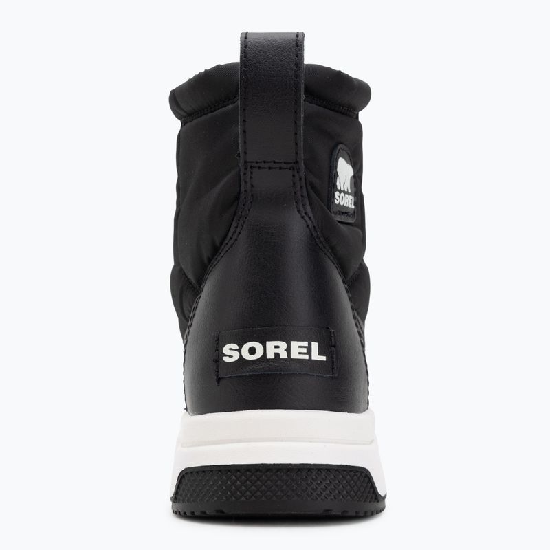 Sorel Youth Whitney Mid Wp black/sea salt vaikiški sniego batai 6