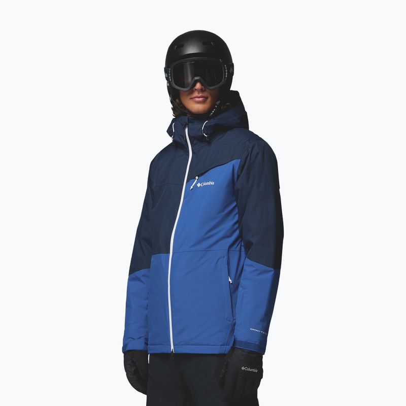 Vyriška slidinėjimo striukė Columbia Iceberg Point II mountain blue/collegiate navy 4