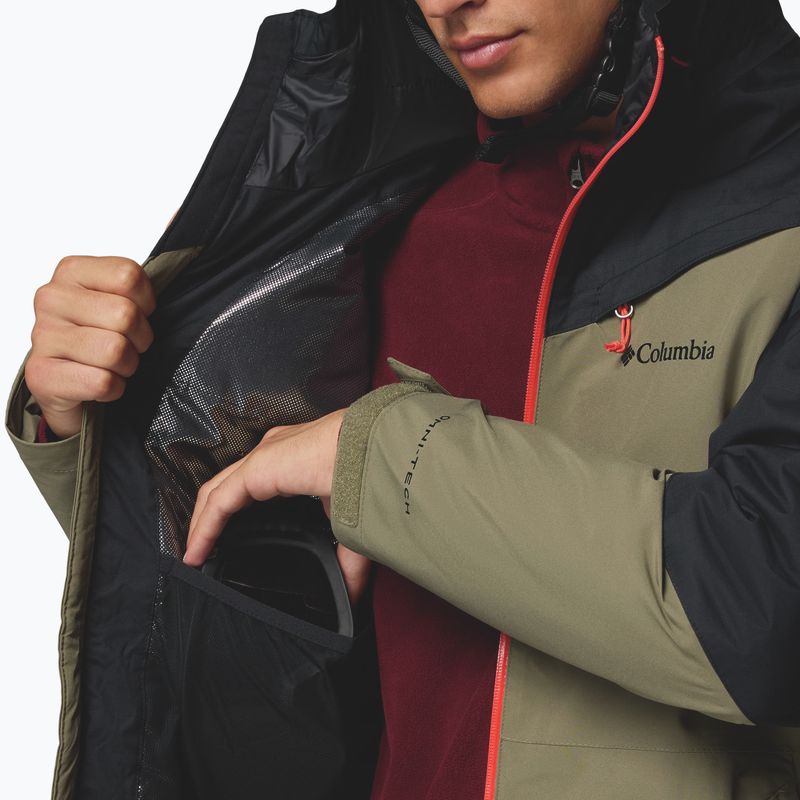 Vyriška slidinėjimo striukė Columbia Iceberg Point II stone green/black 10