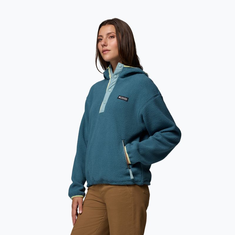 Moteriškas flisinis džemperis Columbia Helvetia II Hoodie everblue 4