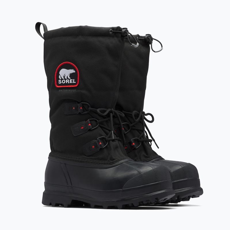 Vyriški sniego batai Sorel Glacier XT black/red quar 4