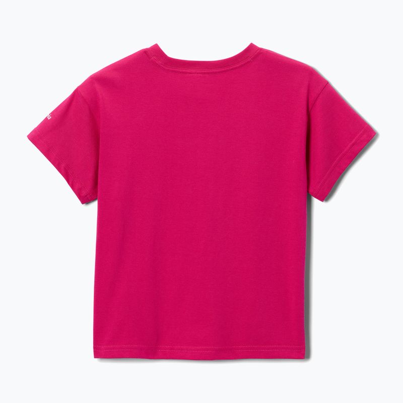 Vaikiški marškinėliai Columbia Mission Lake II SS Graphic guava pink/floral frenzy 2