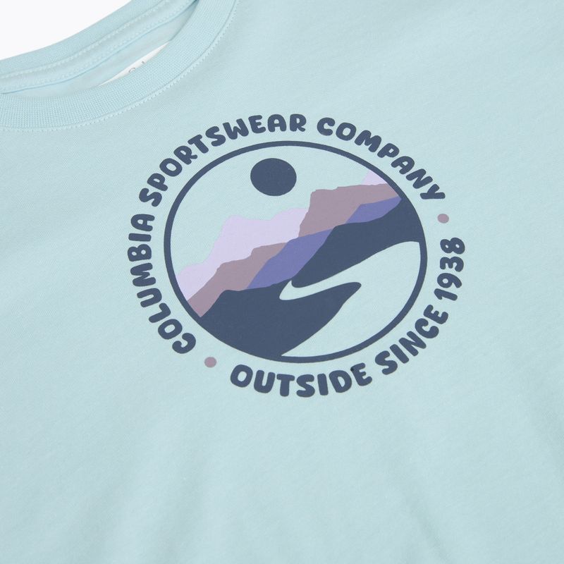 Vaikiški marškinėliai Columbia Mission Lake II SS Graphic marine light/bubbly scoped view 3