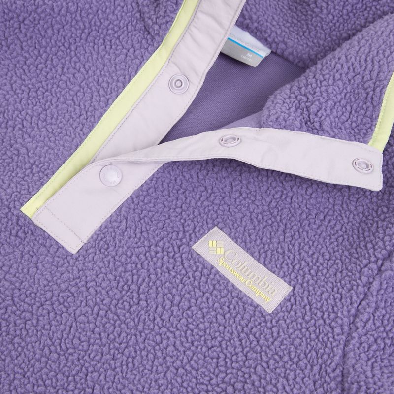 Vaikiškas flisinis džemperis Columbia Halvetia II Half Snap Fleece stormwatch/lavender pearl 3