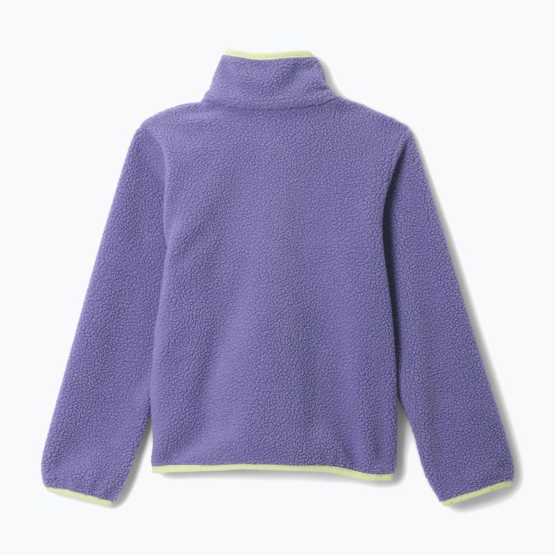 Vaikiškas flisinis džemperis Columbia Halvetia II Half Snap Fleece stormwatch/lavender pearl 2