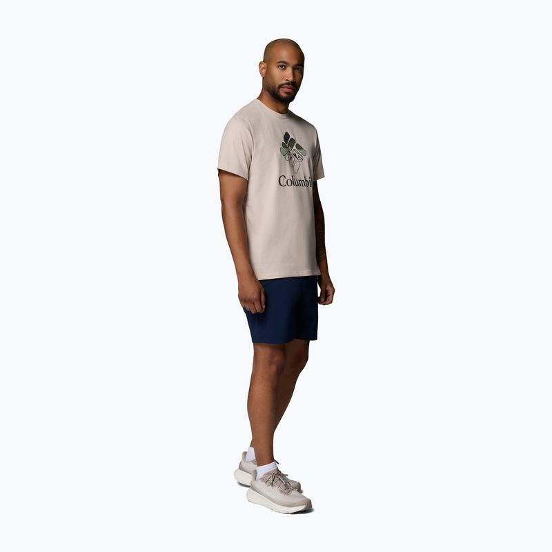 Vyriški marškinėliai Columbia CSC Seasonal Graphic dark stone/heavenly stacked gem 2