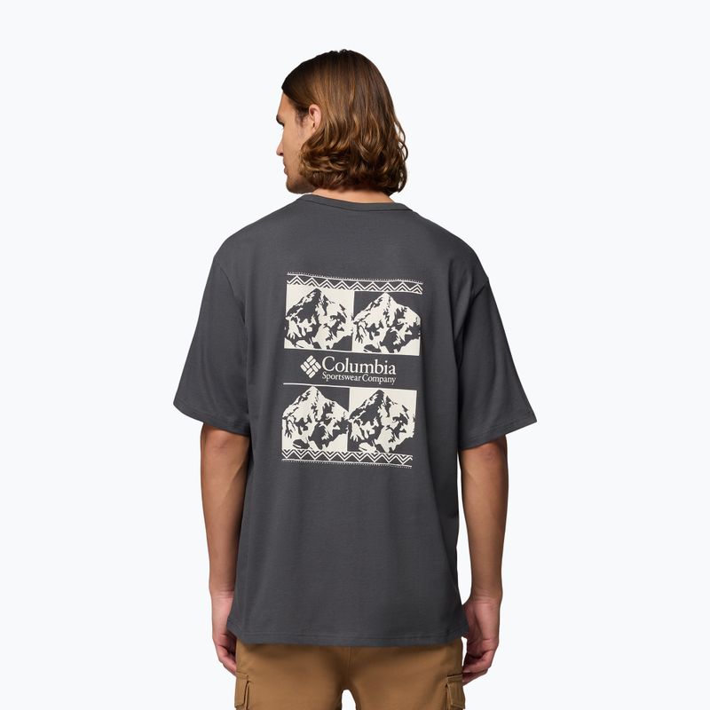 Vyriški marškinėliai Columbia CSC Heavyweight Iconic Tee shark/repeated peaks 3