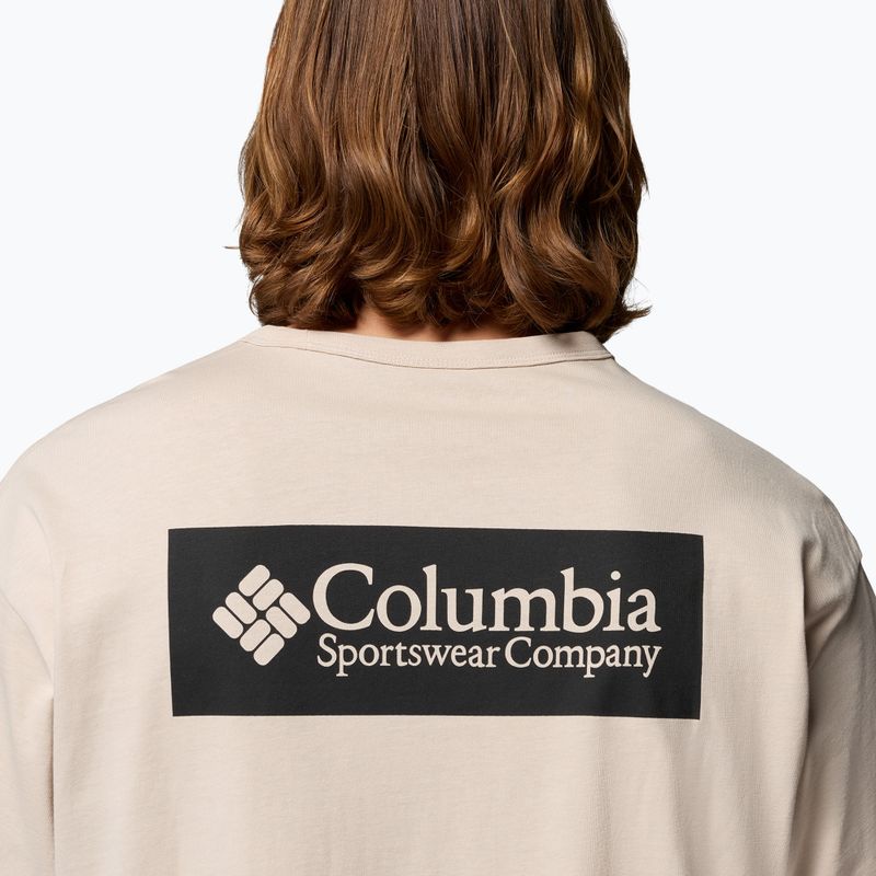 Vyriški marškinėliai Columbia CSC Heavyweight Iconic Tee dark stone/csc box logo 4