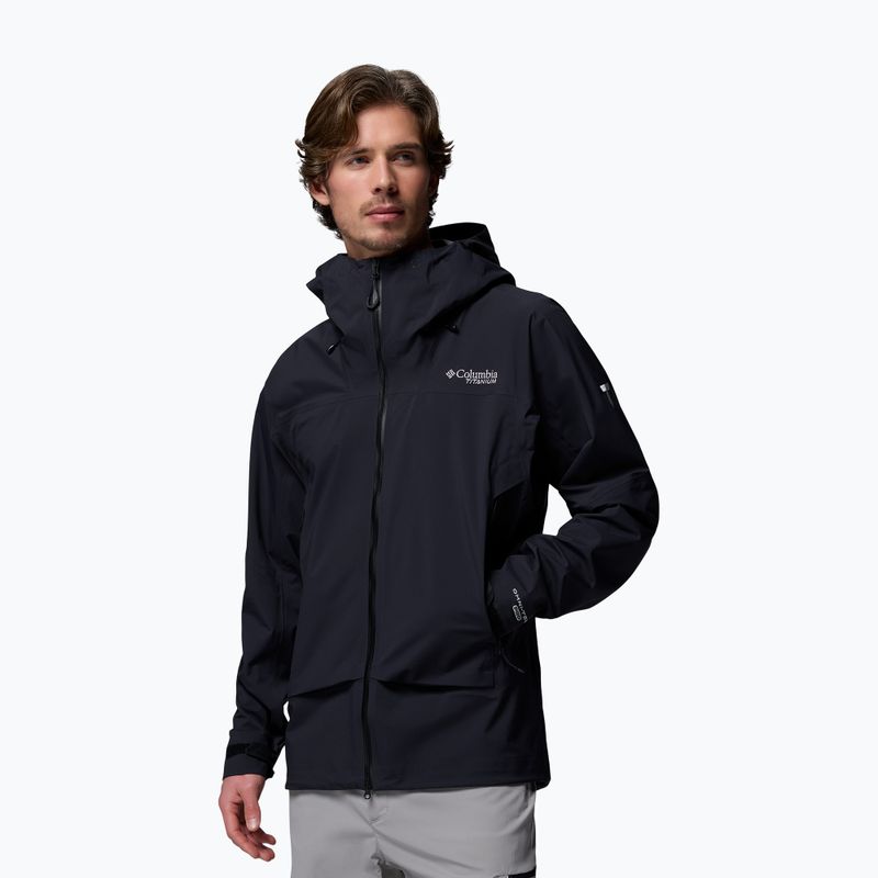 Vyriška softshell striukė Columbia Saudan Pro 3L black 4