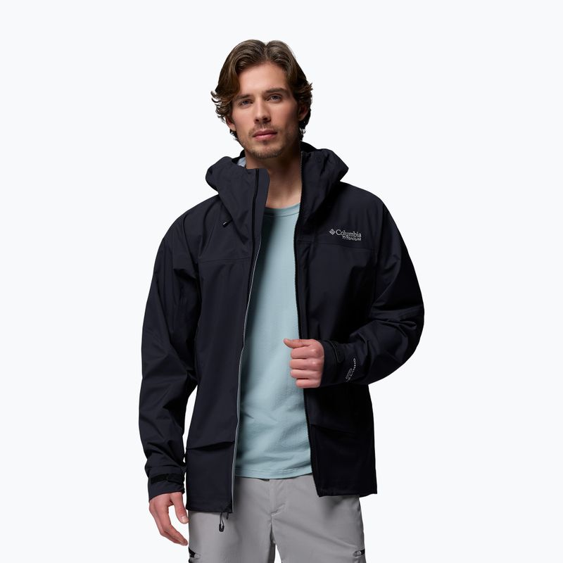Vyriška softshell striukė Columbia Saudan Pro 3L black 5