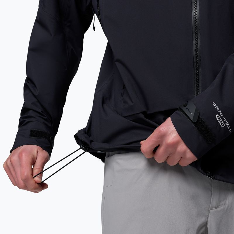 Vyriška softshell striukė Columbia Saudan Pro 3L black 12