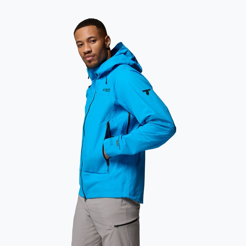 Vyriška softshell striukė Columbia Saudan Pro 3L compass blue 4