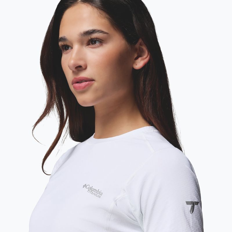 Moteriški marškinėliai Columbia Diamond Peak Pro white 4