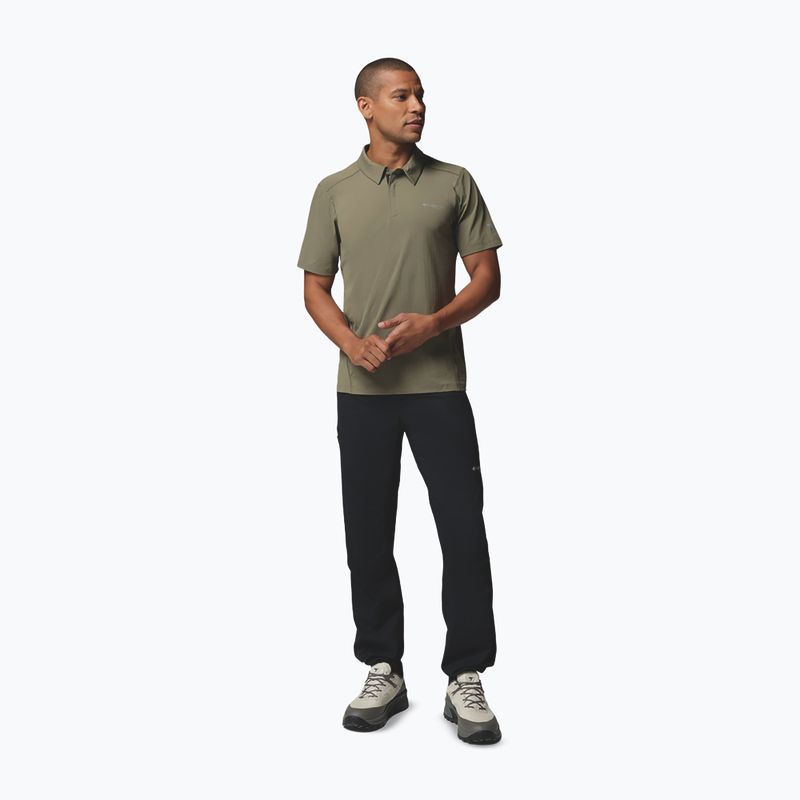 Vyriški marškinėliai Columbia Diamond Peak Pro Polo stone green 2