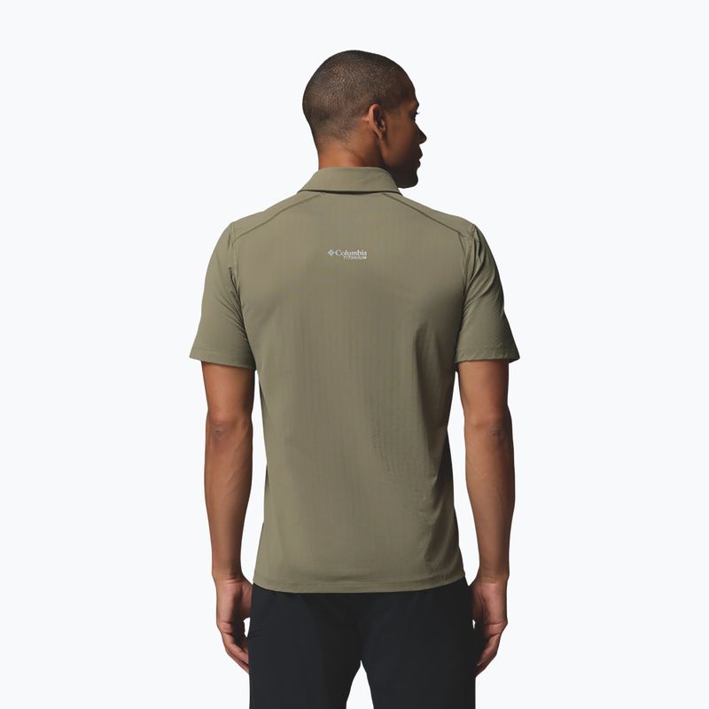 Vyriški marškinėliai Columbia Diamond Peak Pro Polo stone green 3